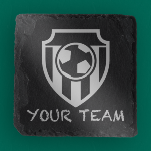Football Team Slate Coaster