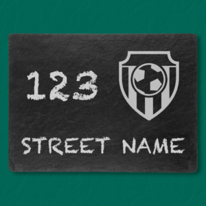 Football Team Slate Sign