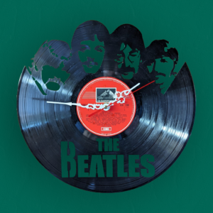 Vinyl Cutout Clock
